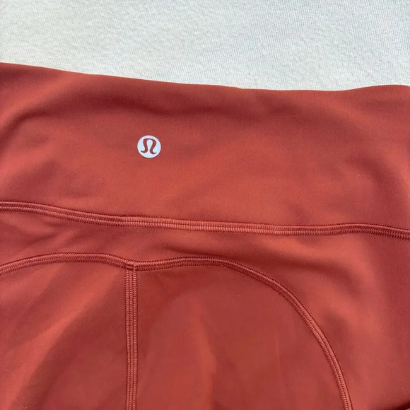 Lululemon Invigorate High-Rise Tight 28" Dark Terracotta Size 6 - Picture 4 of 5